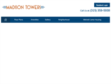 Tablet Screenshot of livemadisontowers.com